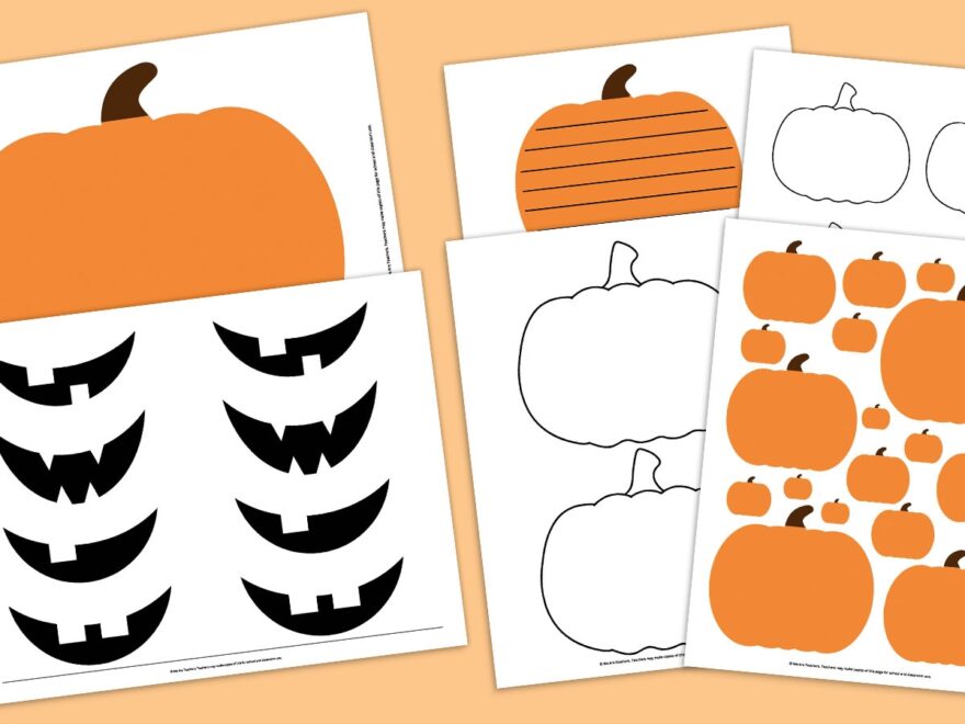 Free Printable Pumpkin Template Bundle For Fall