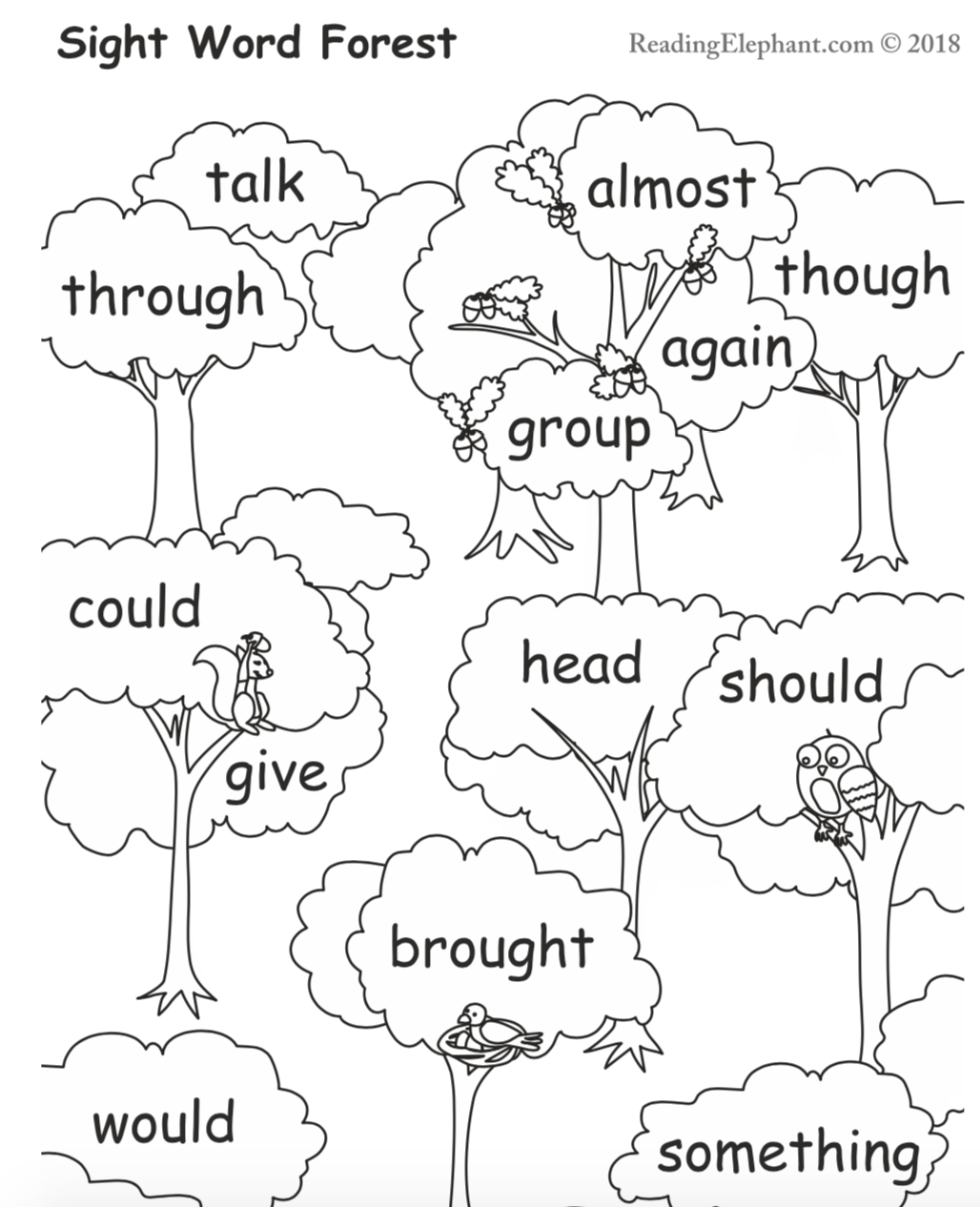 Sight Words Printable Worksheets