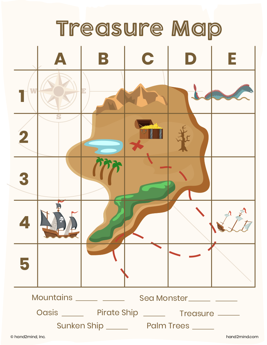 Free Printable Pirate Treasure Map