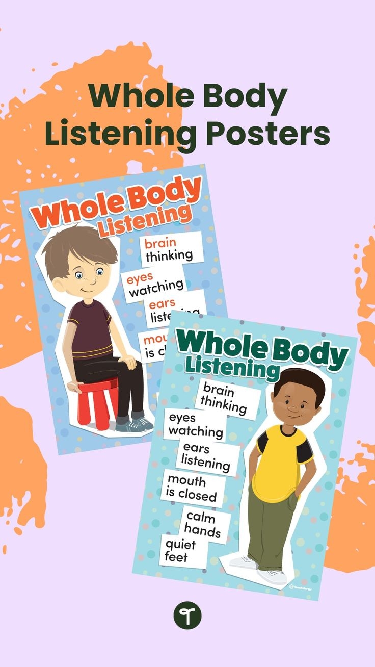 Whole Body Listening Free Printables