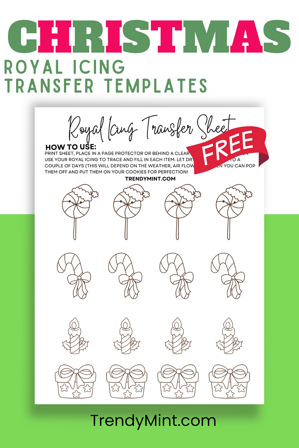 Free Royal Icing Transfer Templates Perfect For Cookie Designs