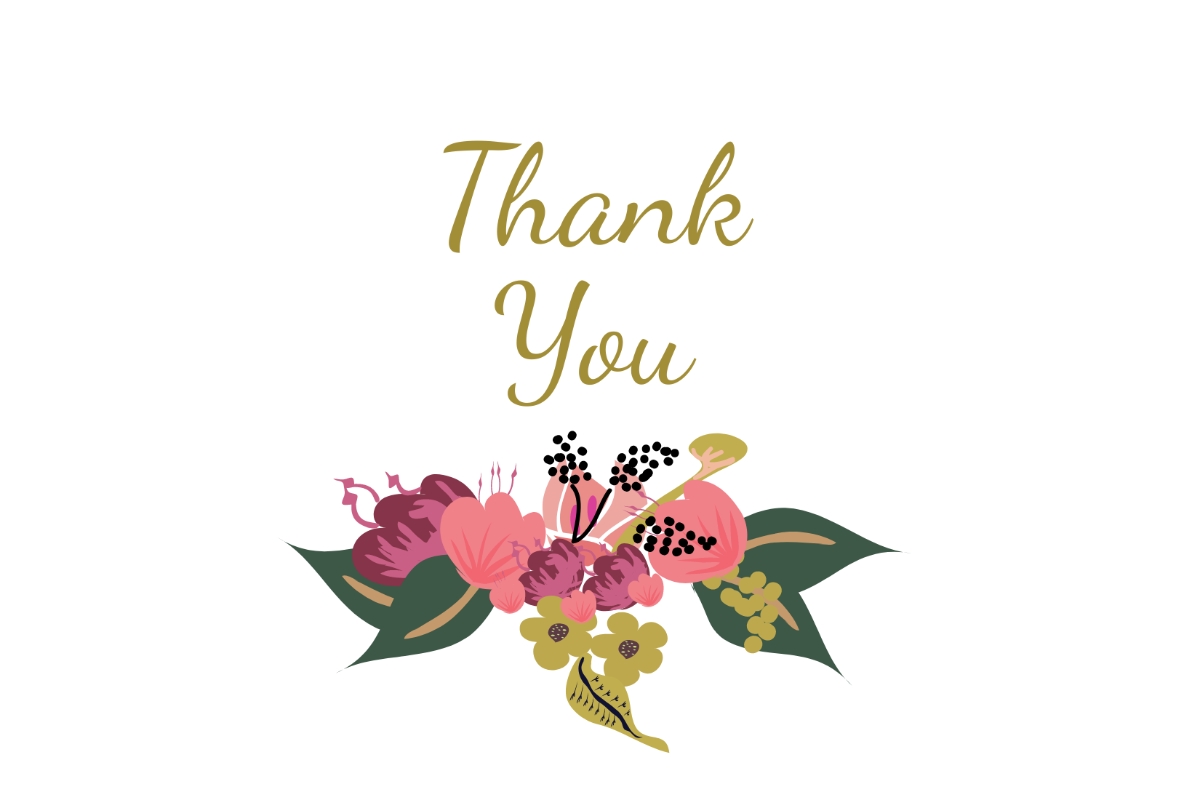 Printable Template Thank You
