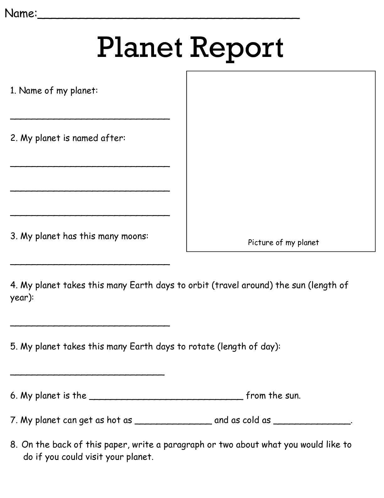 Habitats Worksheet Editable Natural Sciences Grade 5 By Kristy Worksheets Library