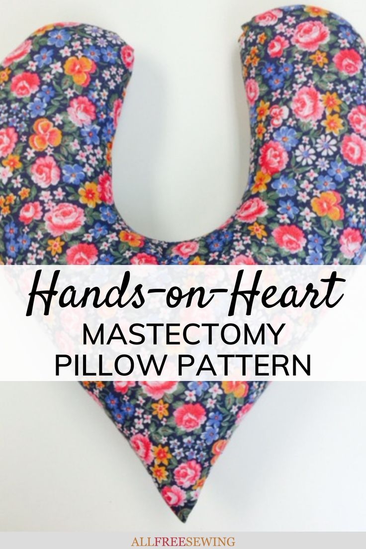 Hands on Heart Mastectomy Pillow Pattern Free