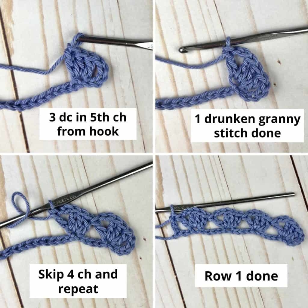 How To Crochet The Drunken Granny Stitch Photos Video 