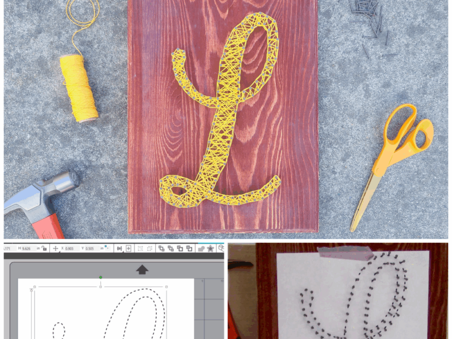 How To Make A String Art Pattern In Silhouette Studio Basic Edition Silhouette School