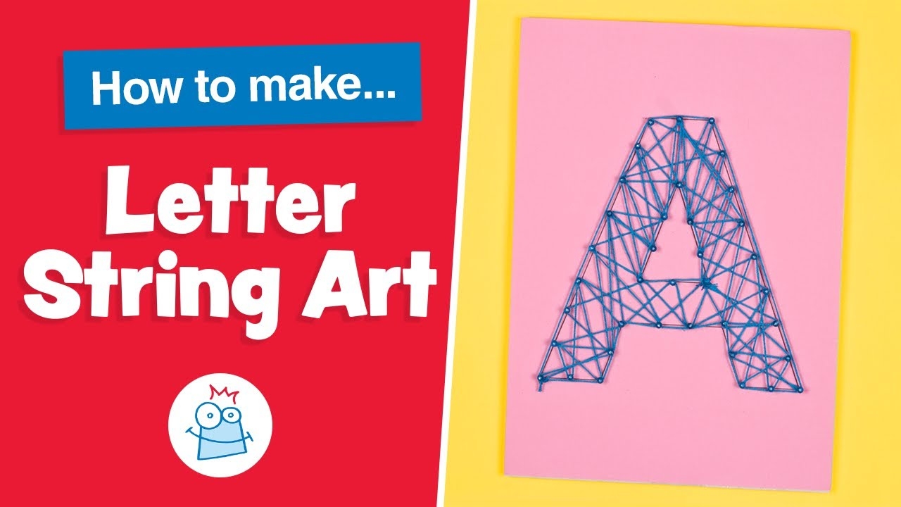 How To Make Letter String Art Baker Ross YouTube