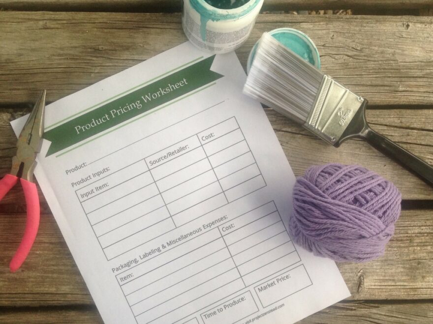 How To Use A Product Pricing Worksheet Homestead Hustle