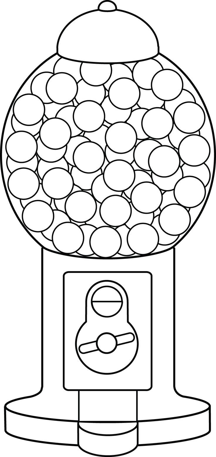 Image Result For Watercolor Bubble Gum Machine