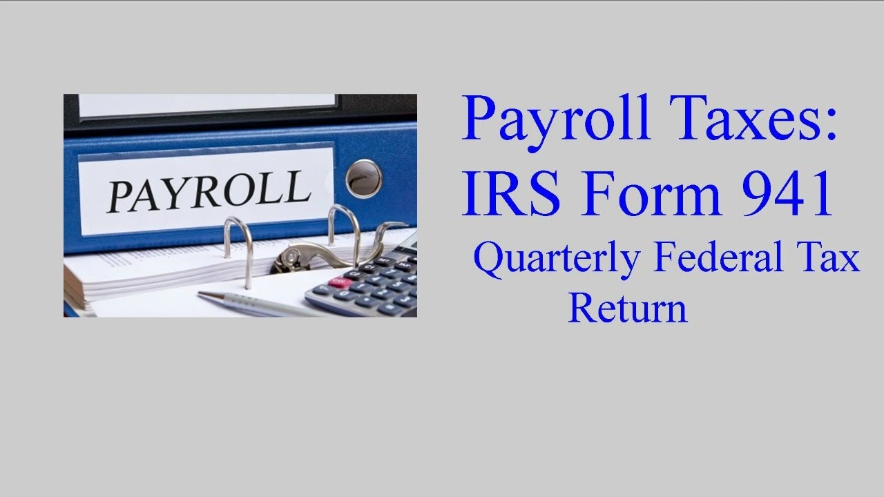 Printable Tax Form 941 For 2025