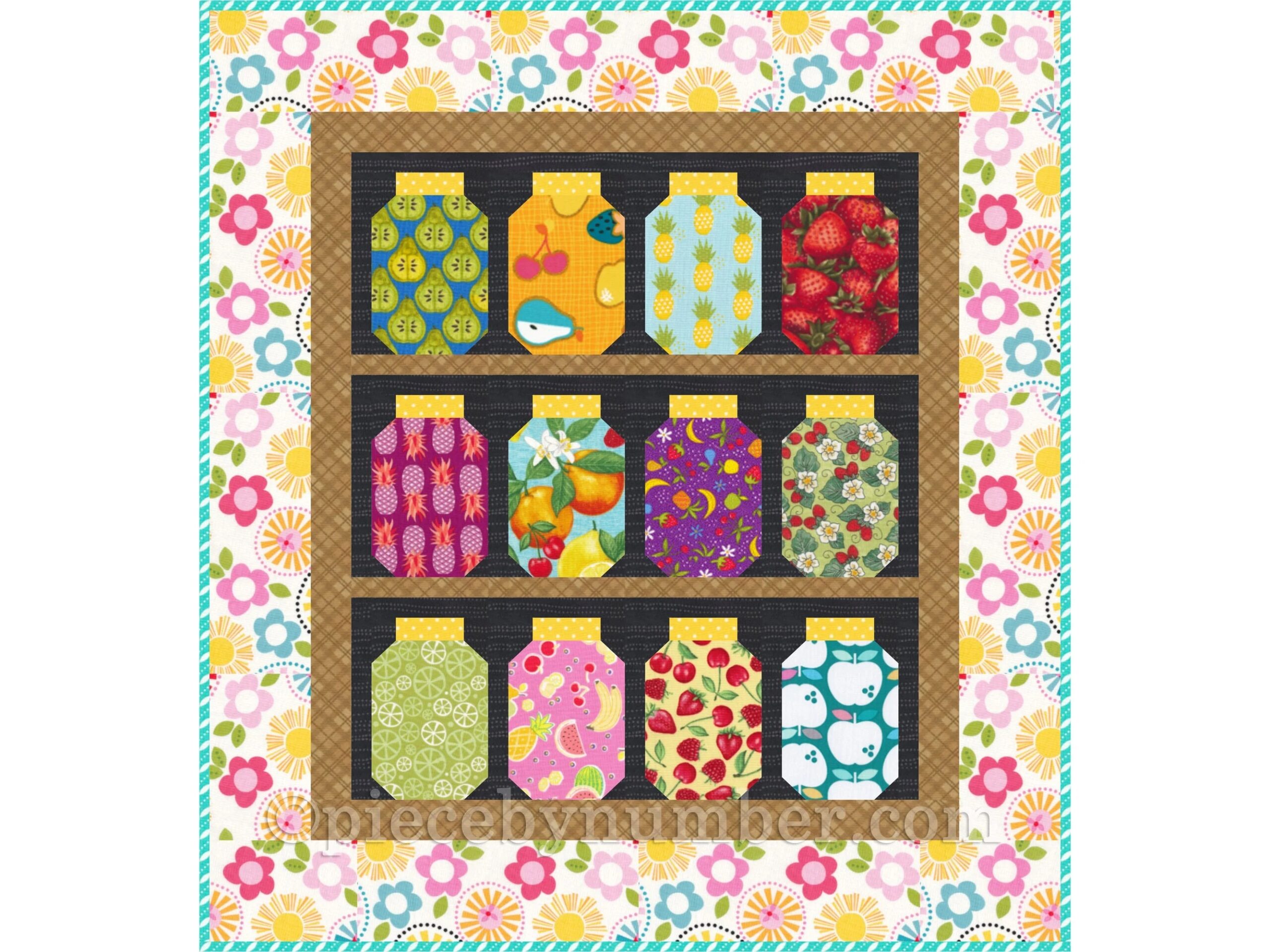 Free Printable Jar Quilt Pattern