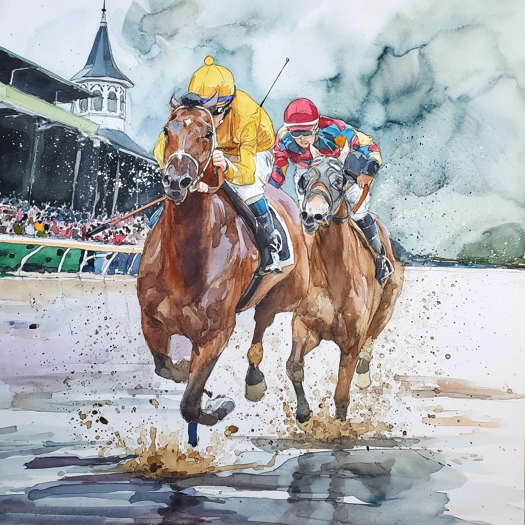 Printable Vintage Kentucky Derby Race Forms