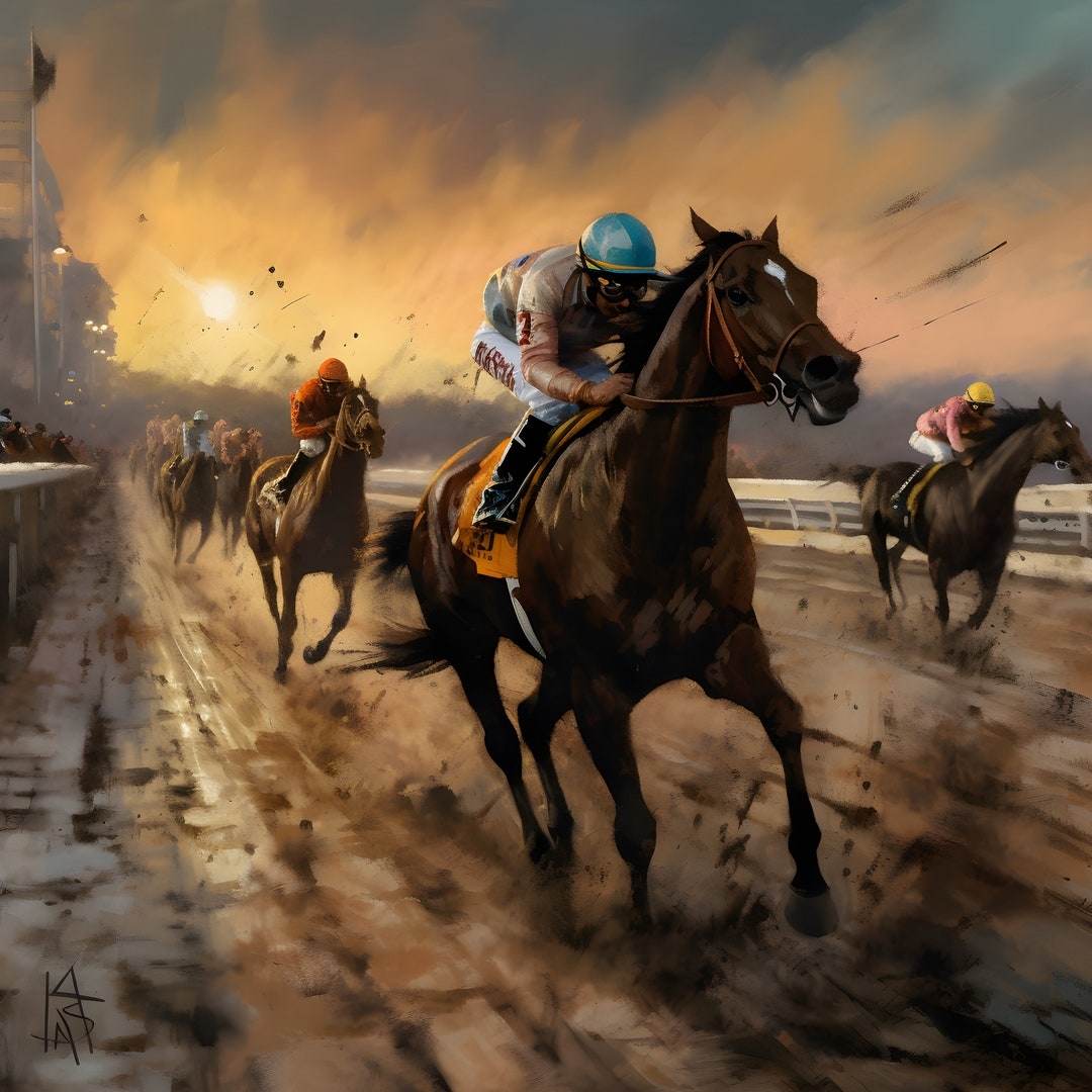 Kentucky Derby Horse Race digital Download Etsy