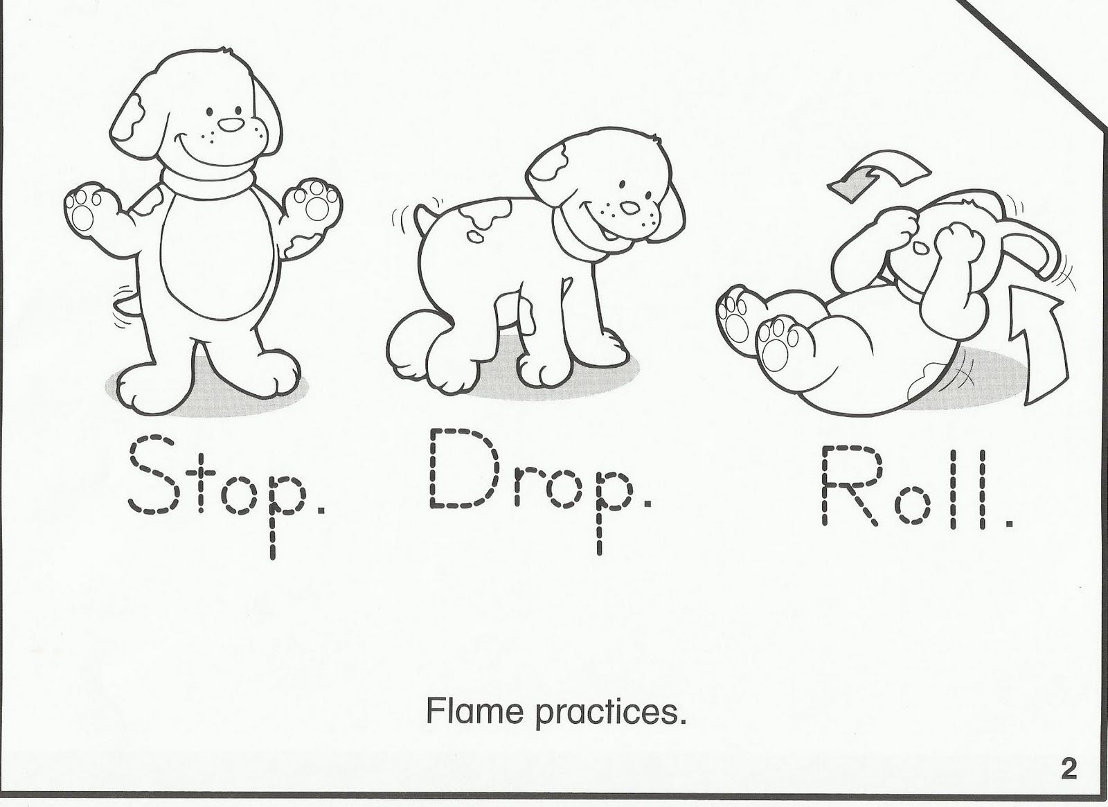 Kids Stop Drop And Roll Activities 581880