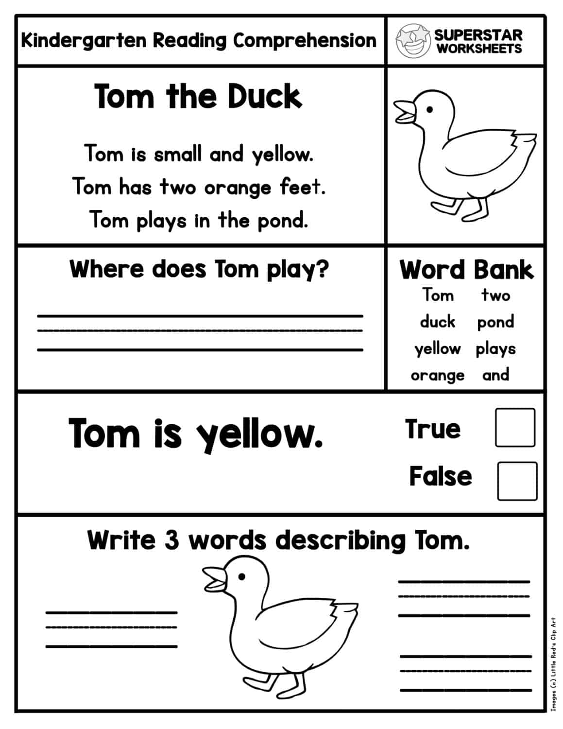 Kinder And First Grade Reading Stories Free Printable