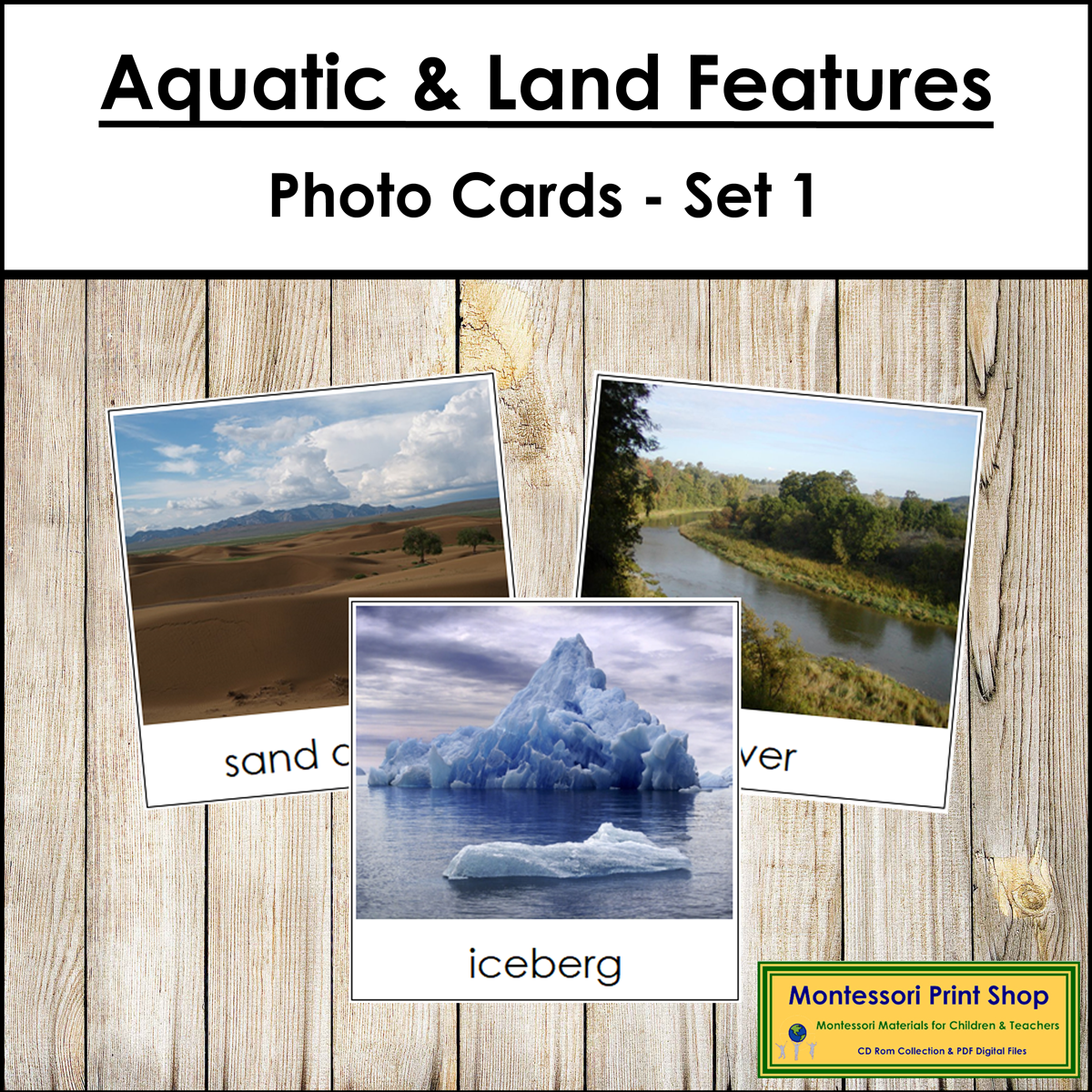 Free Printable Land And Water Form Cards