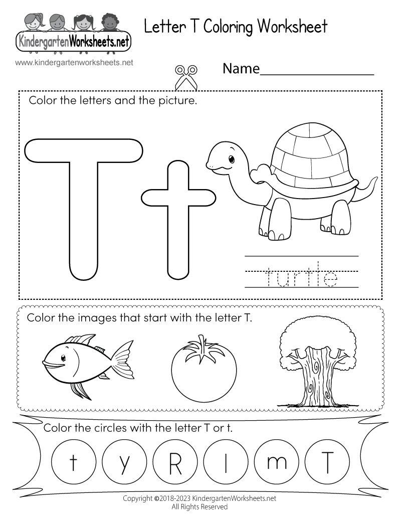 Printable Letter T Patterns