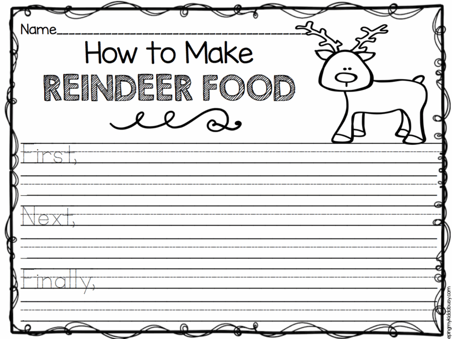 Magical Reindeer Food FREEBIE Keeping My Kiddo Busy