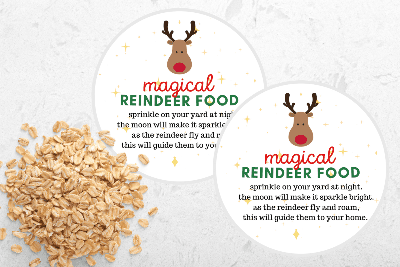 Magical Reindeer Food Recipe Printable Tags So Festive 