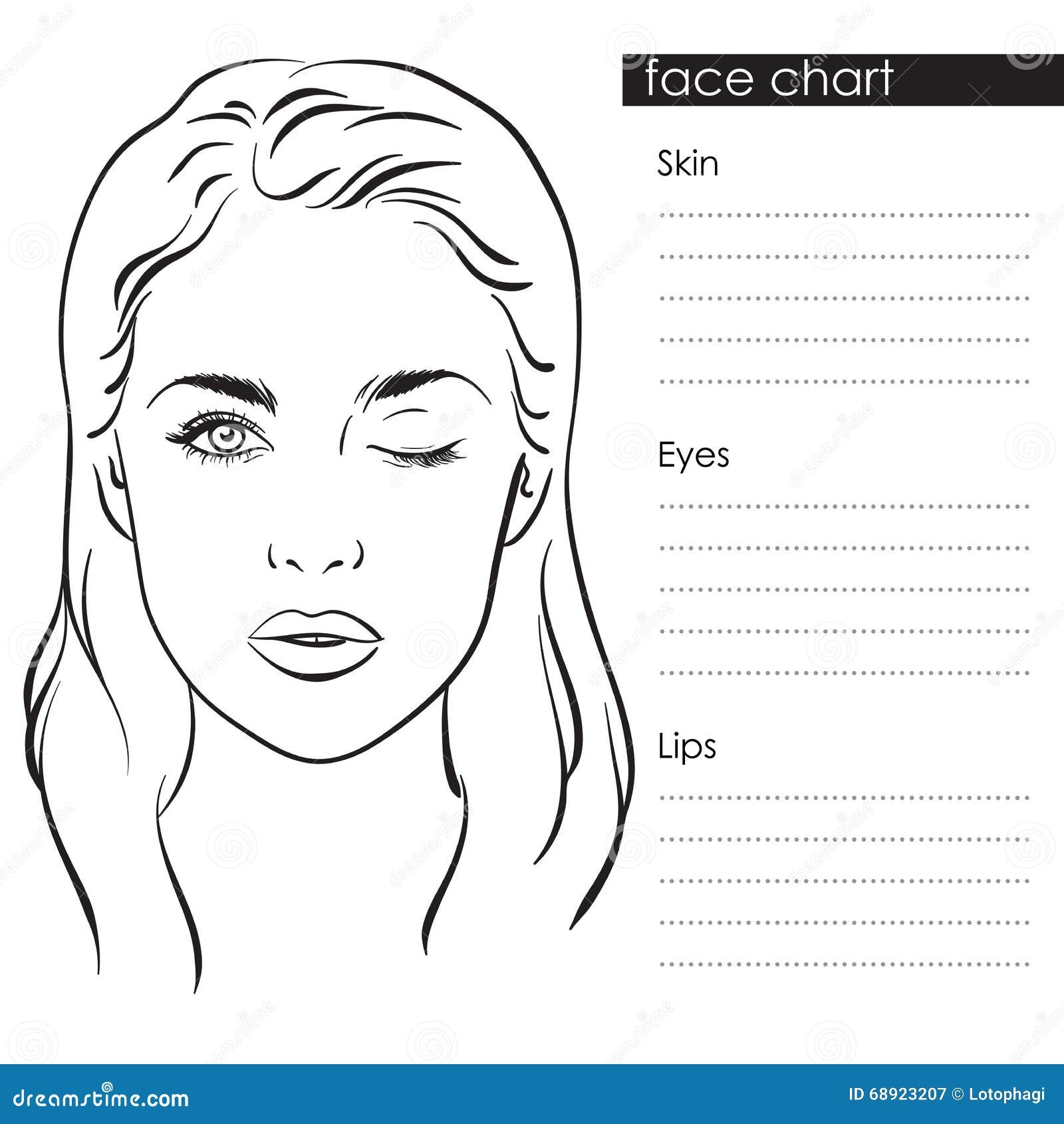 Human Face Template Printable