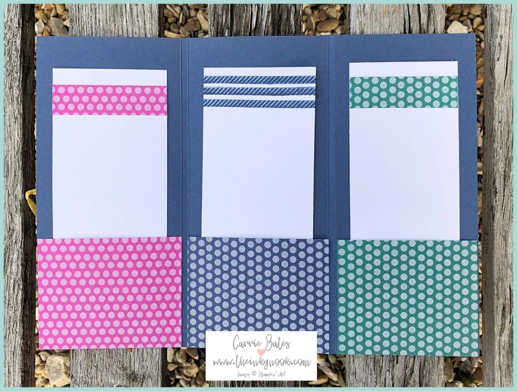 Making A Mini Album With One Sheet Of Cardstock Inky Nook