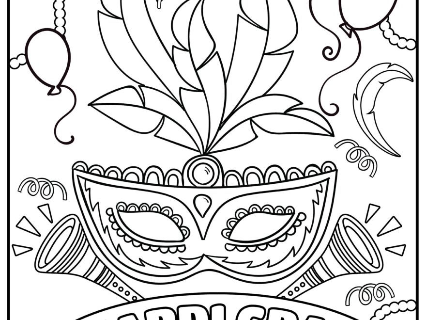 Mardi Gras Masks Coloring Pages Mardi Gras Masks Mardi Gras Digital Download Instant Download Printable Download STEM STEM Activities Etsy