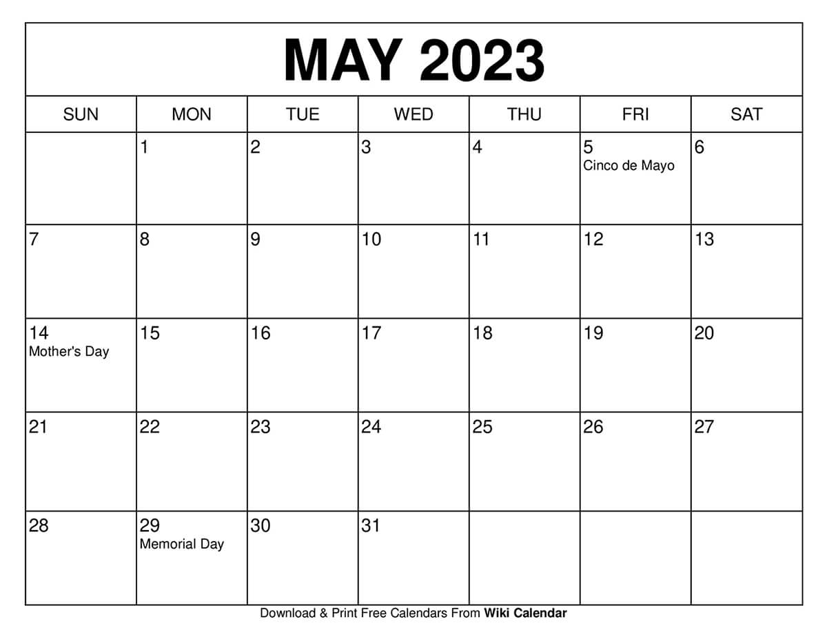Supreme 90 Day Calendar Printable