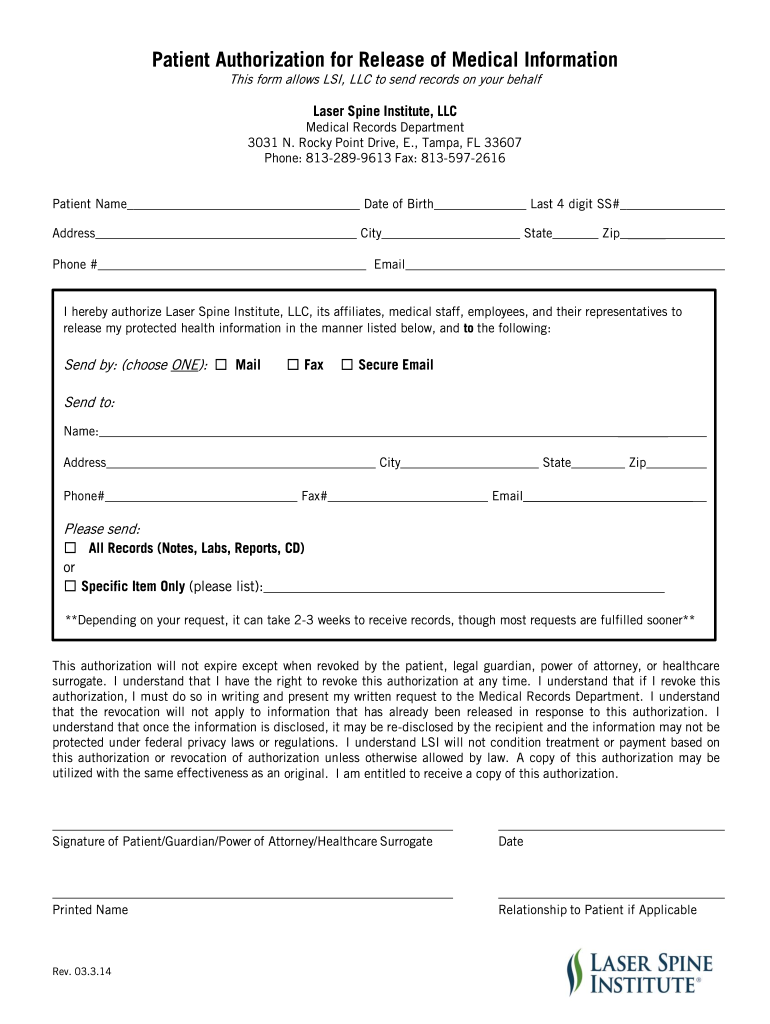 Medical Records Release Form Fill Online Printable Fillable Blank PdfFiller