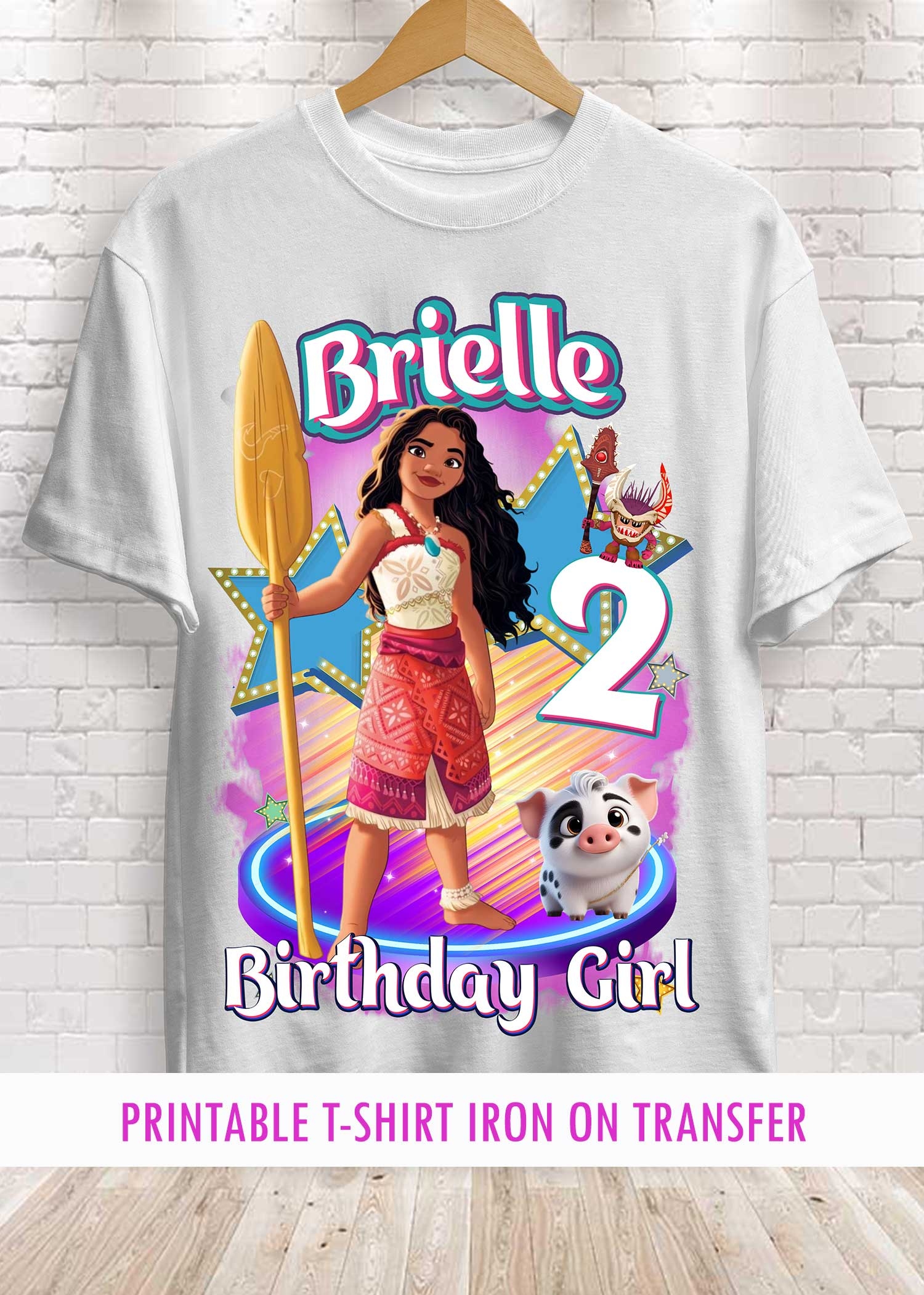 Moana Shirt Pattern Printables
