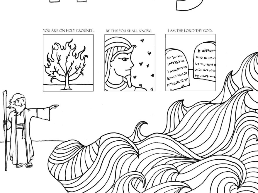 Moses Coloring Page