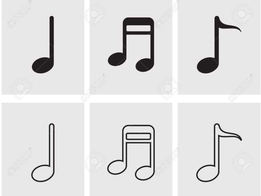 Music Note Symbols Logo And Icons Template Royalty Free SVG Cliparts Vectors And Stock Illustration Image 128961640