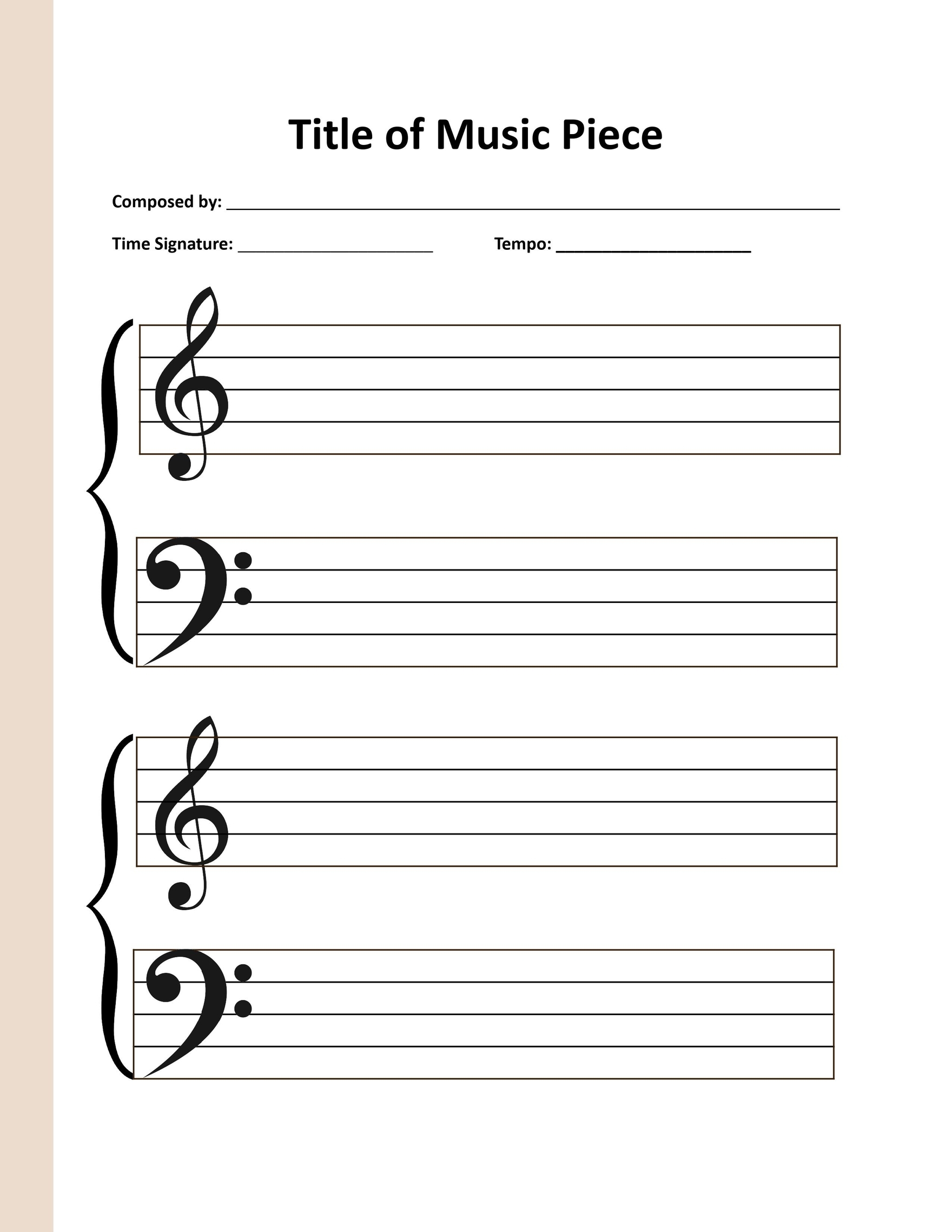 Music Note Template In Word Google Docs Pages Download Template