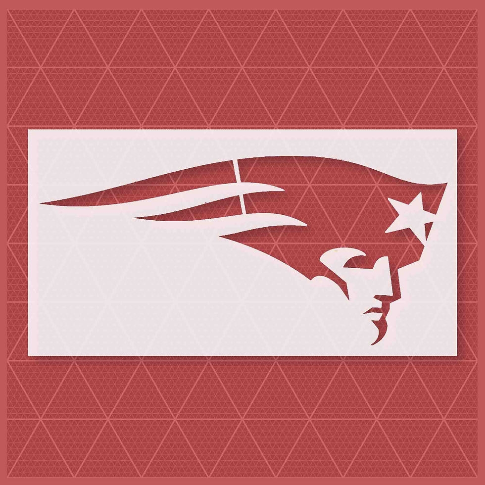 NEW ENGLAND PATRIOTS STENCIL Lazy Stencils
