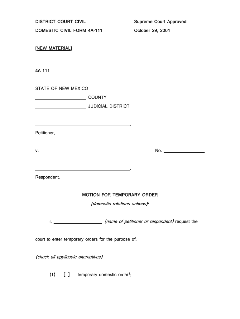 Nm District Court Forms Pre built Template AirSlate SignNow