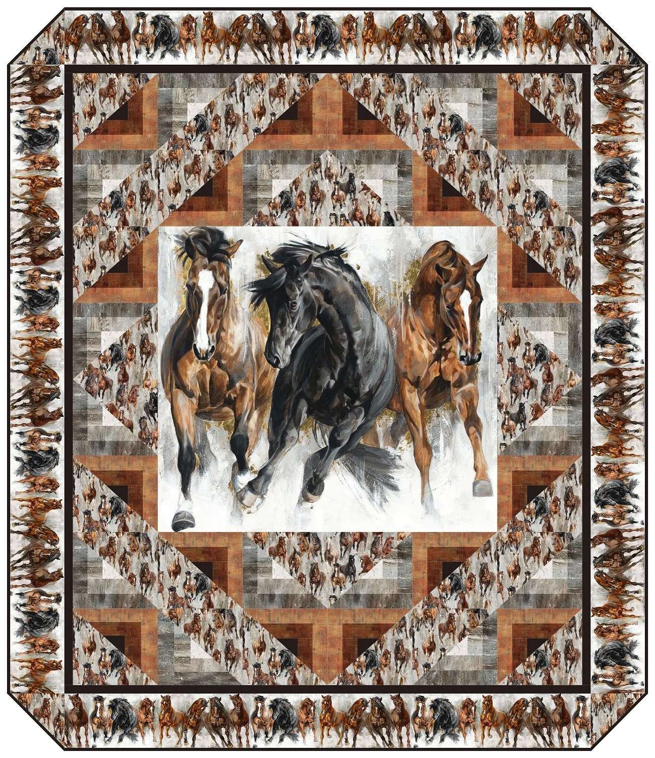 Free Printable Quilting Patterns Of Horses
