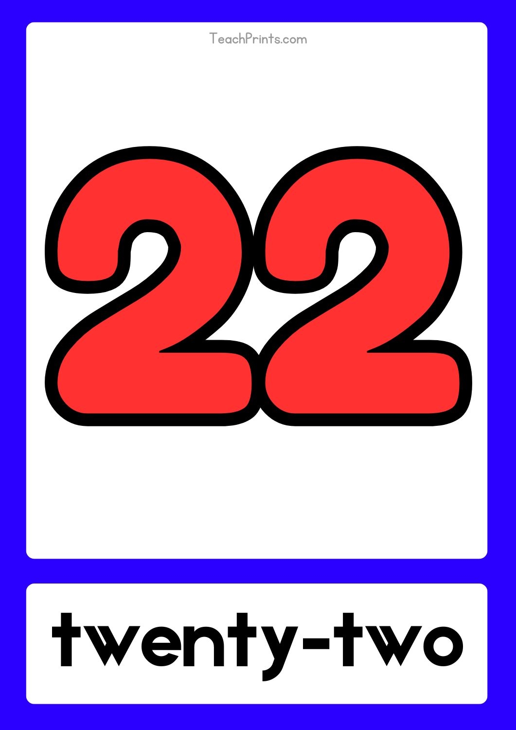 Numbers Flashcards Numbers 1 100 Free Printables Teach Prints