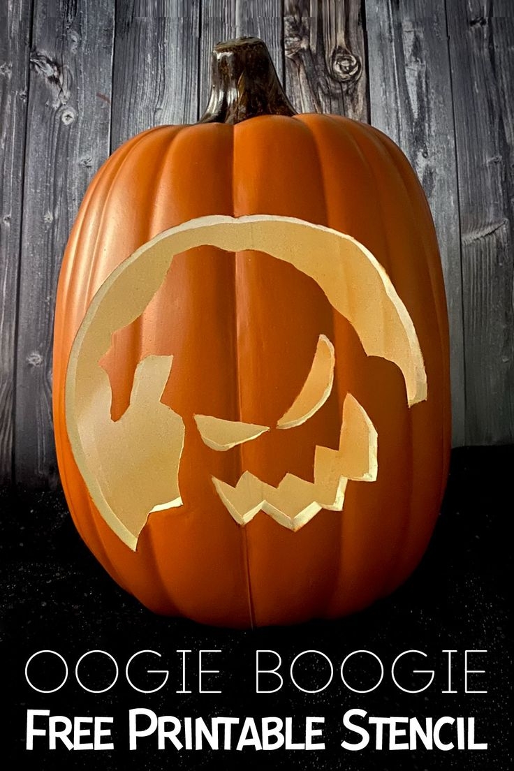 Oogie Boogie Pumpkin Stencil