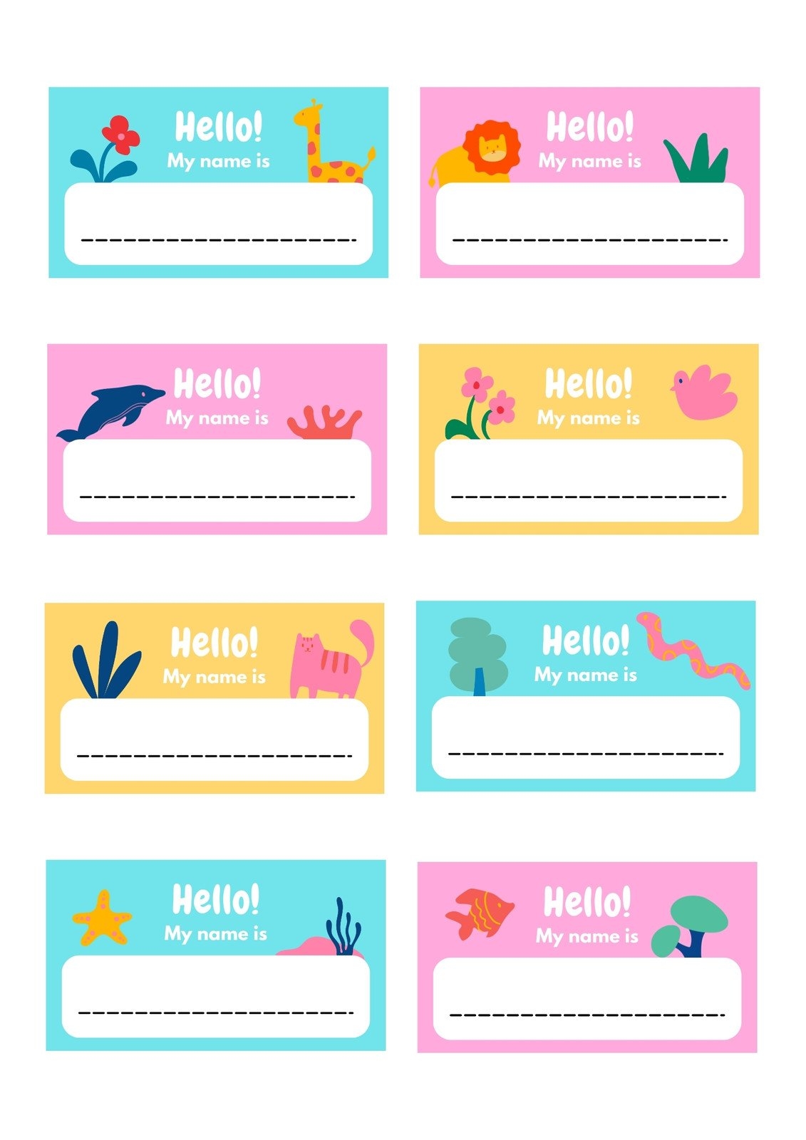 Free Printable File Folder Label Templates