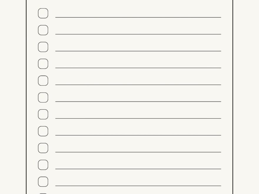 Page 2 Free Printable Editable Daily Checklist Templates Canva