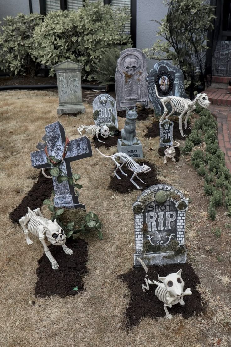 Printable Graveyard Pattern For Indoor Display