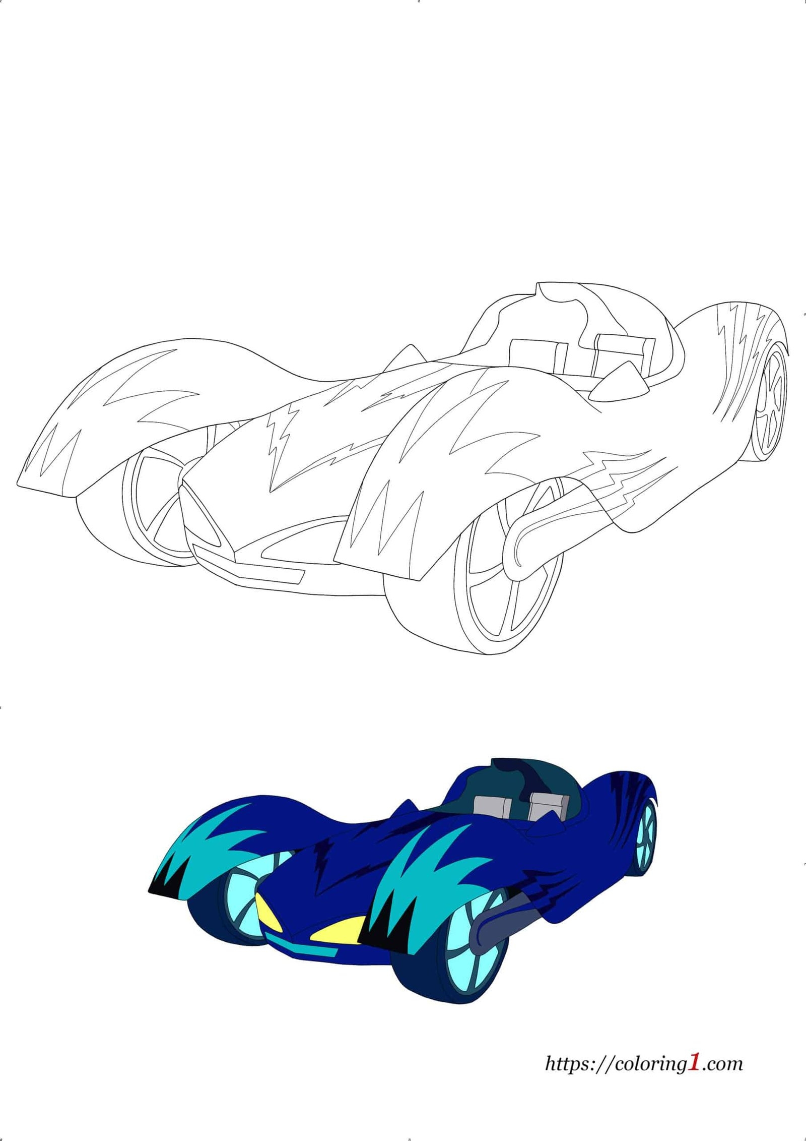 Pj Masks Catboy Car Coloring Pages 2 Free Coloring Sheets 2021 