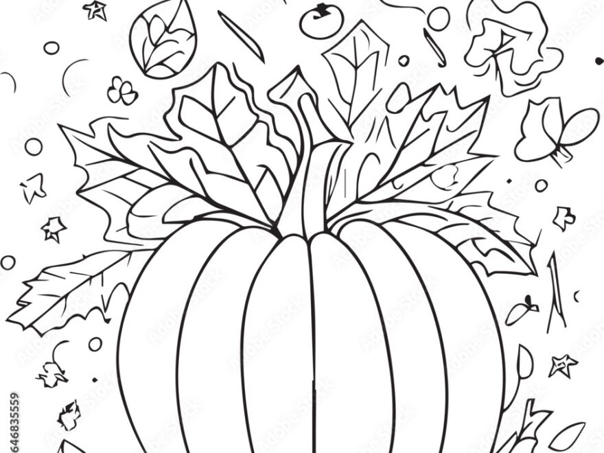 Preschool Harvest Coloring Pages Printable Harvest Festival Coloring Pages Fall Themed Coloring Pages Kindergarten Fall Coloring Pages Stock Vector Adobe Stock