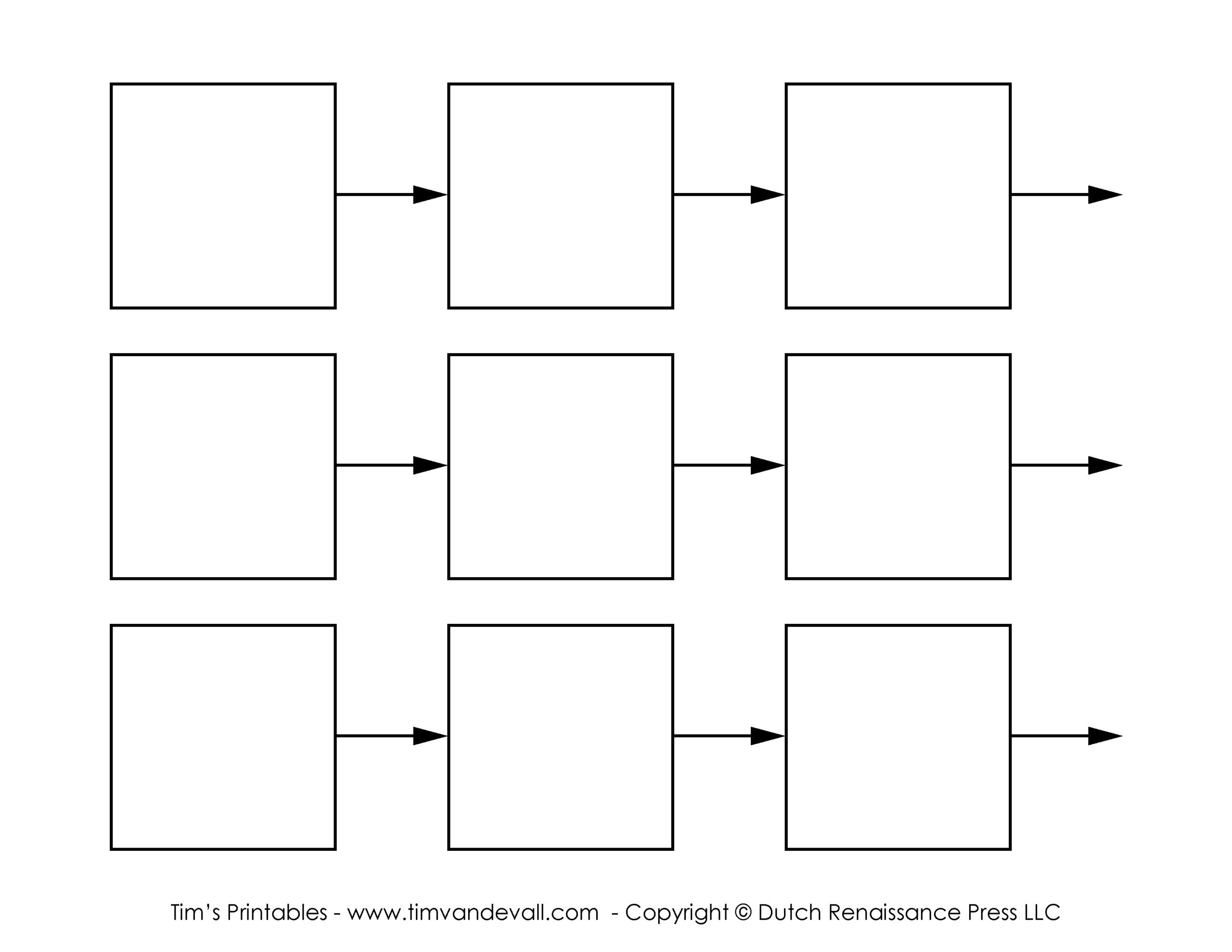 Blank Timeline Worksheet Printable