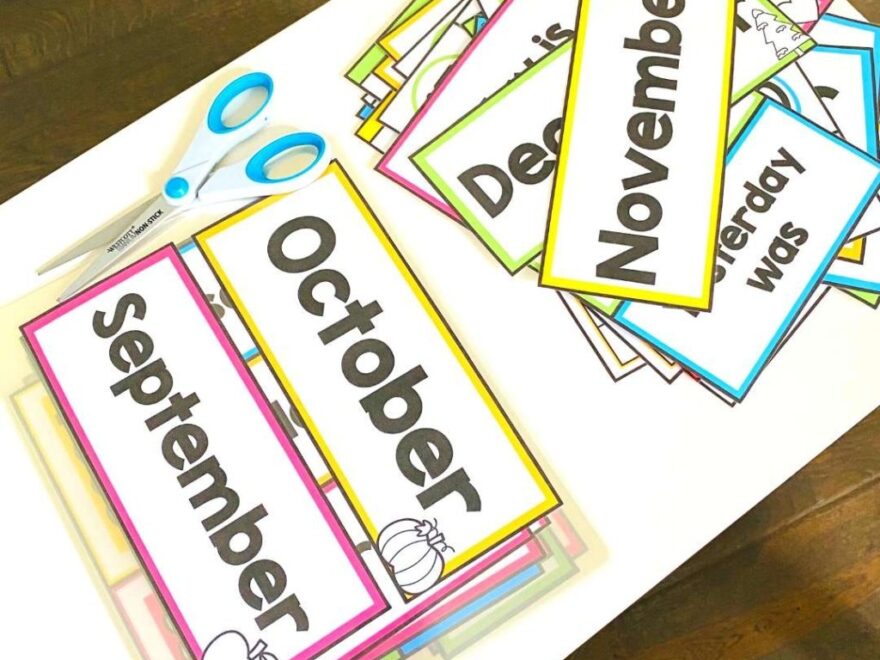 PRINTABLE CLASSROOM CALENDAR SET That Is Ink friendly