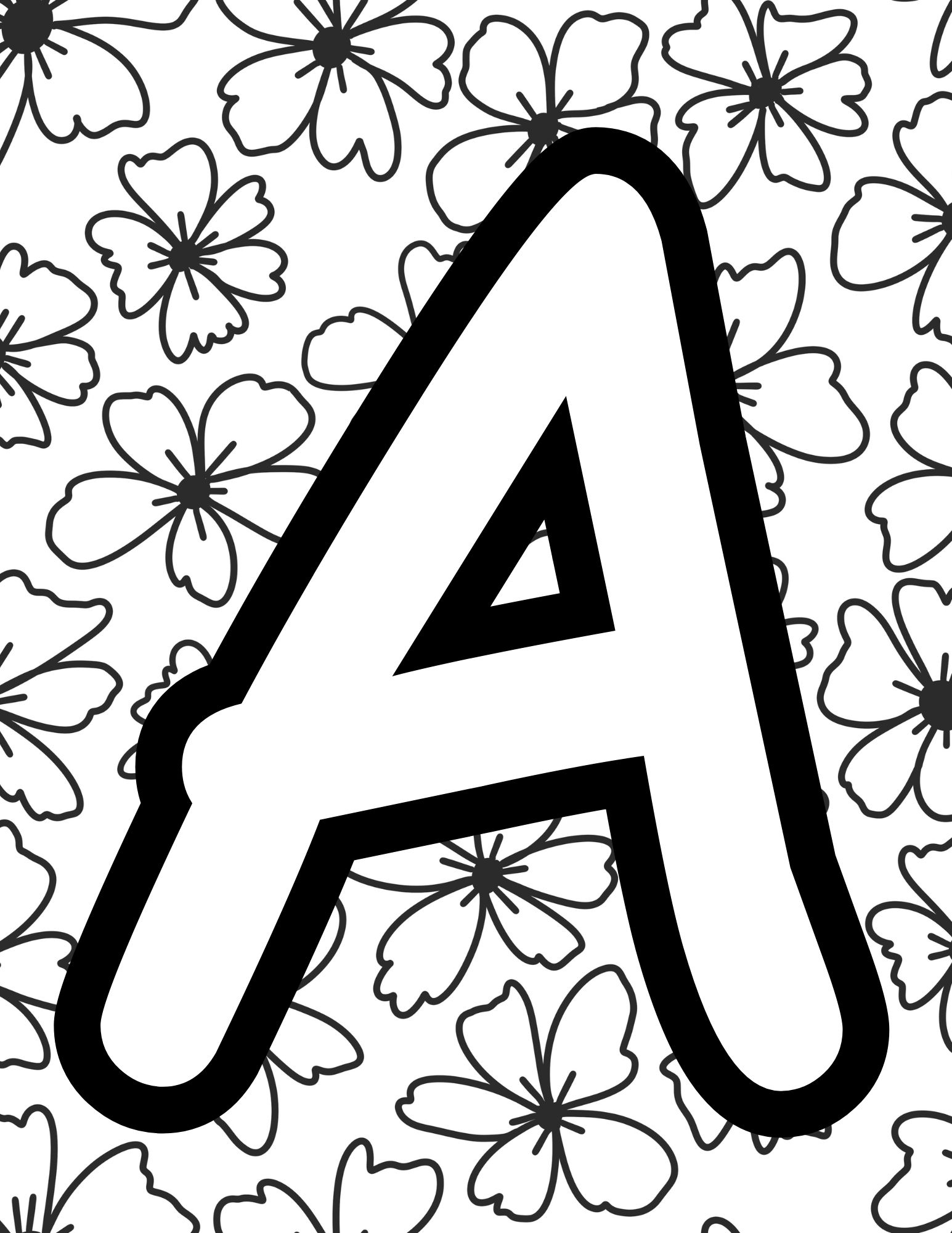 Printable Color Alphabet Letters Printable Party Favors