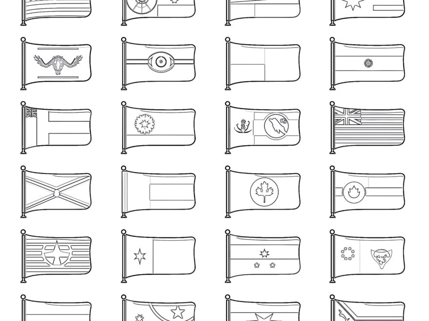 Printable Country Flags Coloring Pages Coloring Pages Mimi Panda