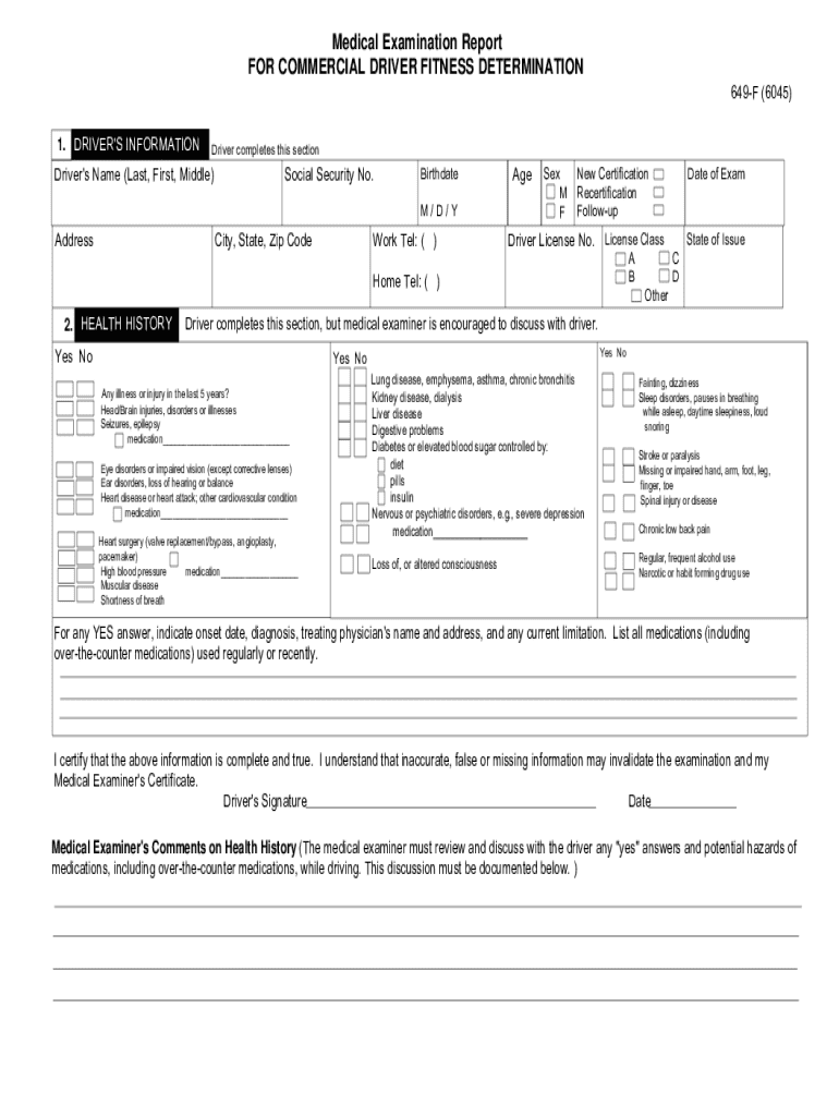Printable Dot Physical Forms Fill Online Printable Fillable Blank PdfFiller