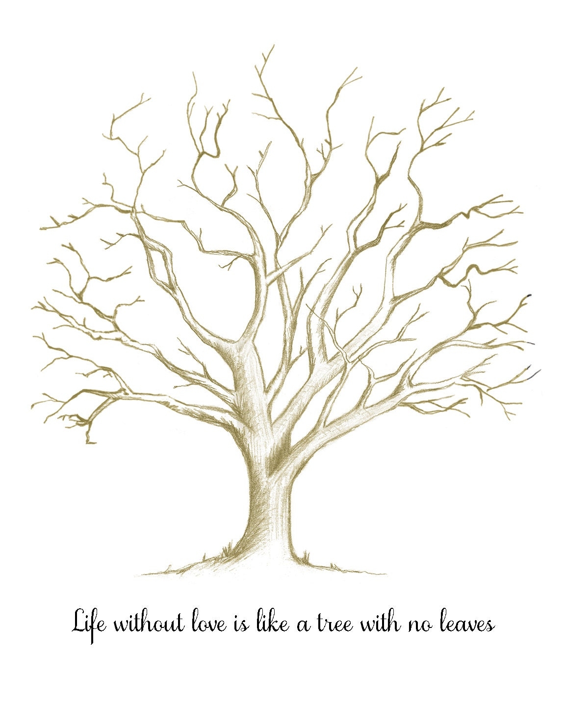 Printable Hand drawn Teacher Appreciation End Of Year Retirement Family Reunion Baptism Fingerprint Tree Guestbook PDF Etsy