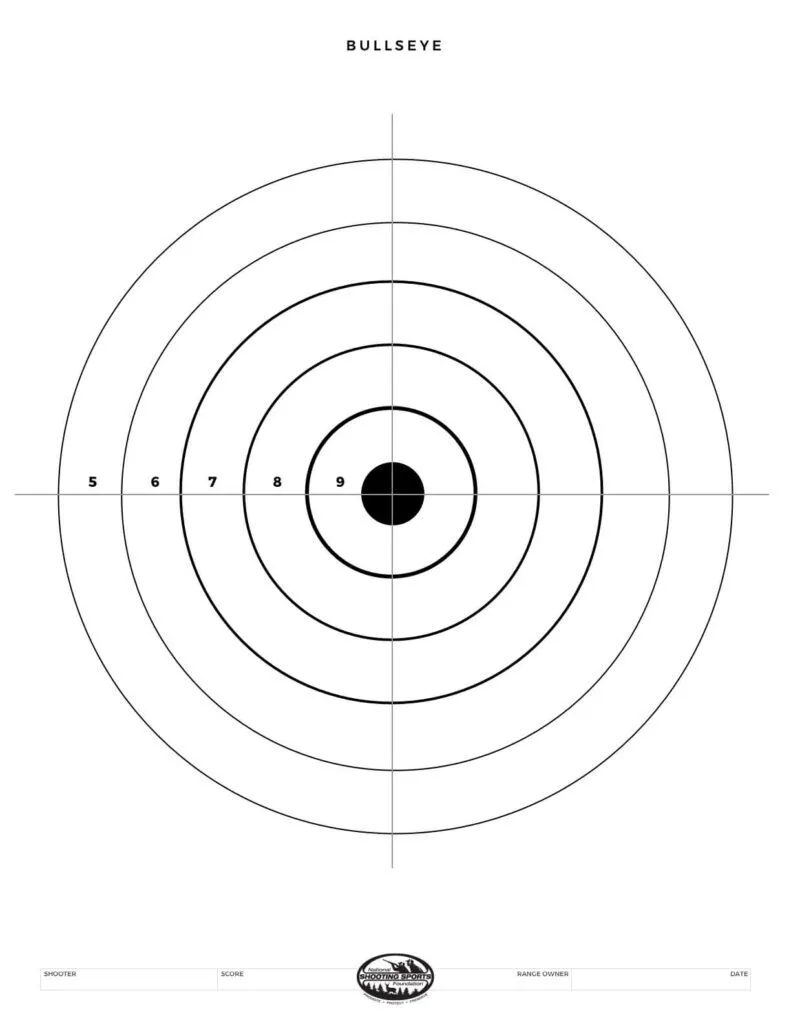 Printable Shooting Targets And Gun Targets