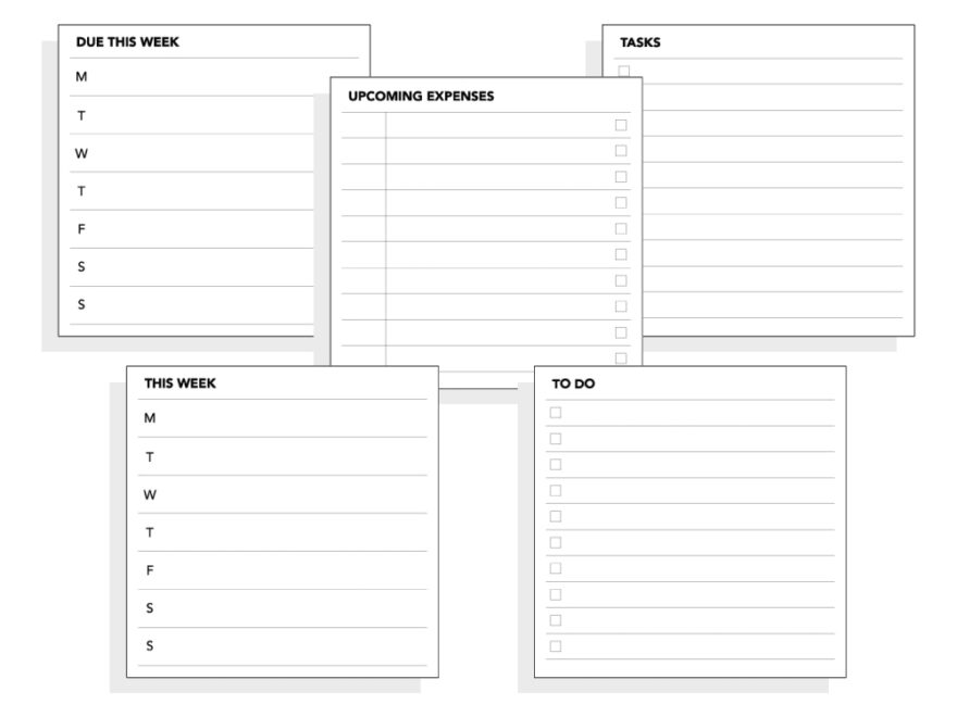 Printable Sticky Notes STUDIO L2E